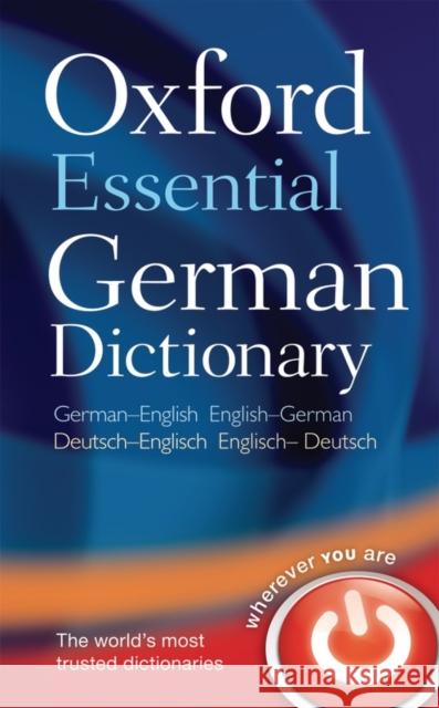 Oxford Essential German Dictionary Oxford Dictionaries 9780199576395 Oxford University Press - książka