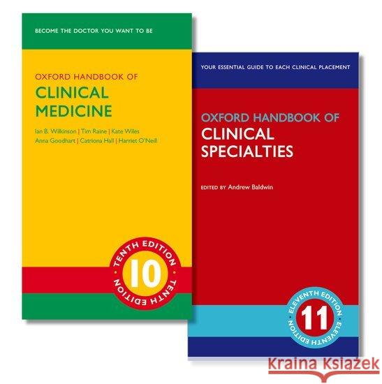 Oxford Handbook of Clinical Medicine and Oxford Handbook of Clinical Specialties Wilkinson, Ian B., Raine, Tim, Wiles, Kate 9780192899132 OUP Oxford - książka