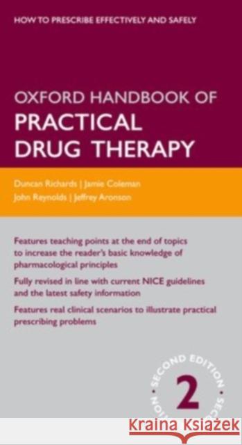 Oxford Handbook of Practical Drug Therapy Jamie Richards 9780199562855 OXFORD UNIVERSITY PRESS - książka