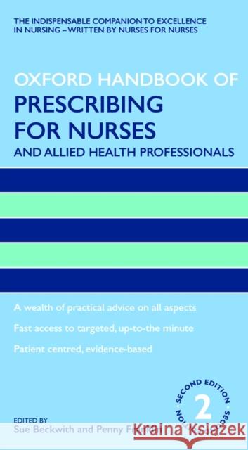 Oxford Handbook of Prescribing for Nurses and Allied Health Professionals Sue;Franklin Beckwith 9780199575817 Oxford University Press - książka