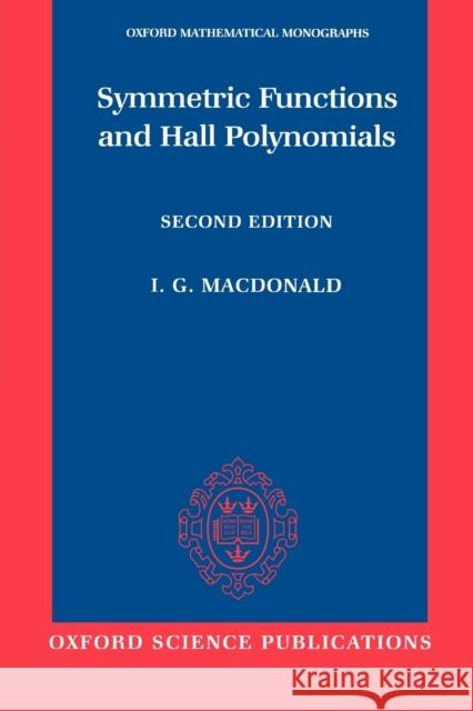 Oxford Mathematical Monographs I. G. MacDonald 9780198504504  - książka