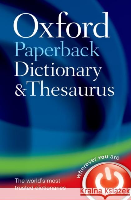 Oxford Paperback Dictionary & Thesaurus Oxford Languages 9780199558469 Oxford University Press - książka