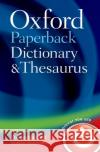 Oxford Paperback Dictionary & Thesaurus Oxford Languages 9780199558469 Oxford University Press