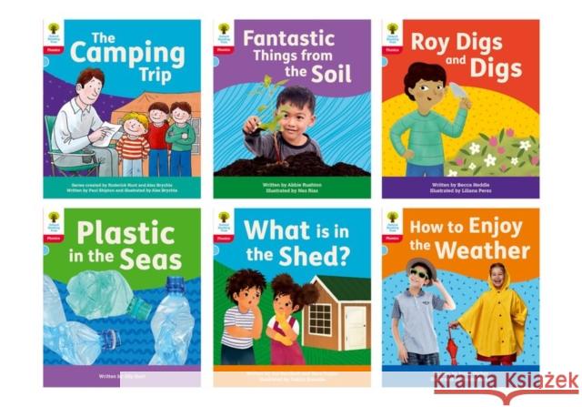 Oxford Reading Tree: Floppy's Phonics Decoding Practice: Oxford Level 4: Mixed Pack of 6 Jonny Walker 9781382030557 Oxford University Press - książka