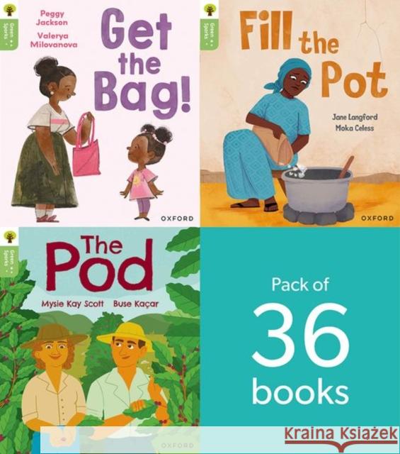 Oxford Reading Tree Green Sparks: level 2 LEVEL 2 PACK of 36 Montoya Agullo 9781382056953 Oxford University Press - książka