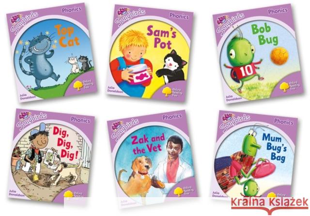 Oxford Reading Tree Songbirds Phonics: Level 1+: Mixed Pack of 6 UNKNOWN 9780198387909  - książka