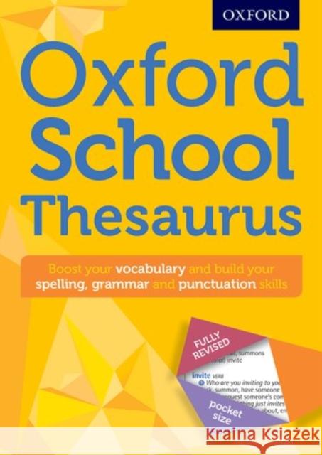 Oxford School Thesaurus   9780192747112 Oxford Children's Books - książka