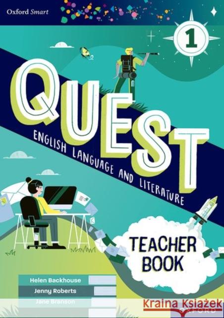 Oxford Smart Quest English Language and Literature Teacher Book 1 Backhouse, Helen 9781382033299 OXFORD SCHOOLS - książka