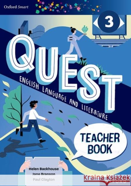 Oxford Smart Quest English Language and Literature Teacher Book 3 Paul Clayton 9781382033374 Oxford University Press - książka