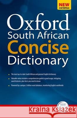 Oxford South African Concise Dictionary 2e Rhodes University 9780195982183 Oxford University Press Southern Africa - książka