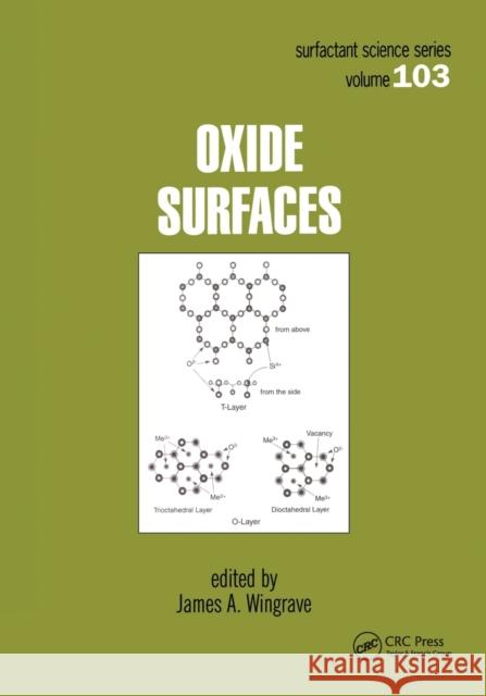 Oxide Surfaces James A. Wingrave 9780367455156 CRC Press - książka