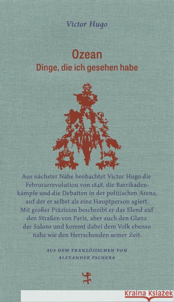 Ozean Hugo, Victor 9783751809160 Matthes & Seitz Berlin - książka