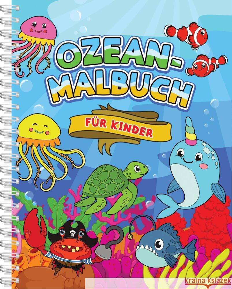 Ozean-Malbuch für Kinder ab 4 Jahren Topulo-Verlag 9783689050795 Topulo-Verlag - książka