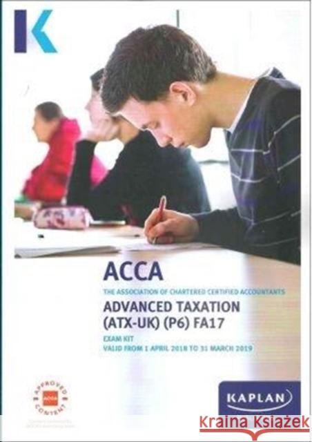 P6 Advanced Taxation - Exam Kit  Kaplan Publishing 9781784158392  - książka