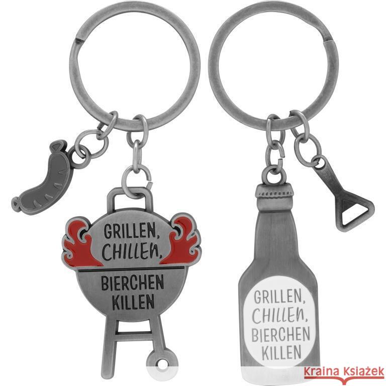 Paar-Schlüsselanhänger Motiv Grillen  4036018481544 sheepworld - książka