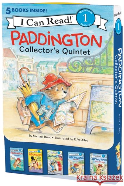 Paddington Collector's Quintet: 5 Fun-Filled Stories in 1 Box! Michael Bond R. W. Alley 9780062671387 HarperCollins - książka