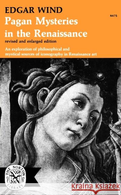 Pagan Mysteries in the Renaissance Edgar Wind 9780393004755  - książka
