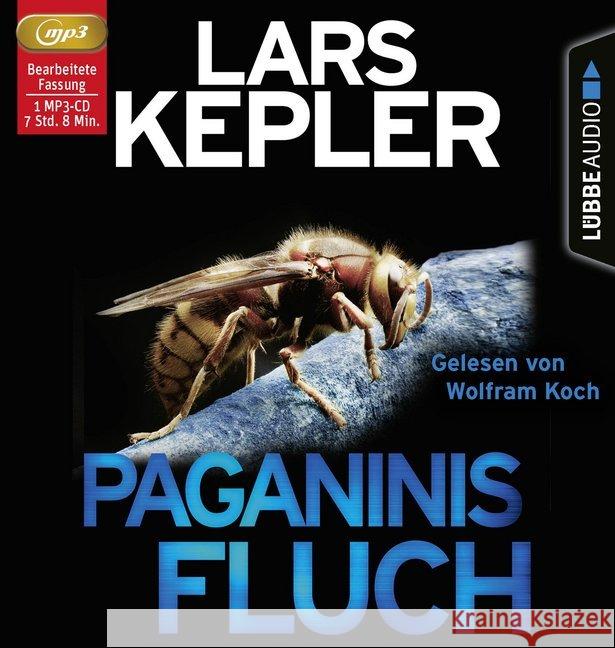 Paganinis Fluch, 1 Audio-CD, MP3 Format : Schweden-Krimi. . , Lesung. MP3 Format. Gekürzte Ausgabe Kepler, Lars 9783785759813 Bastei Lübbe - książka