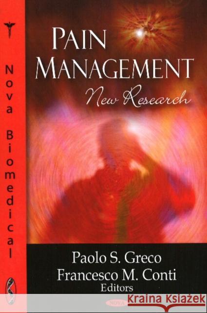 Pain Management: New Research Mathis L Vincent, Theo M Moreau 9781604567670 Nova Science Publishers Inc - książka