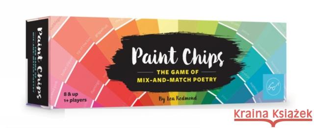 Paint Chip Poetry: A Game of Color and Wordplay Redmond, Lea 9781452158808 Chronicle Books - książka