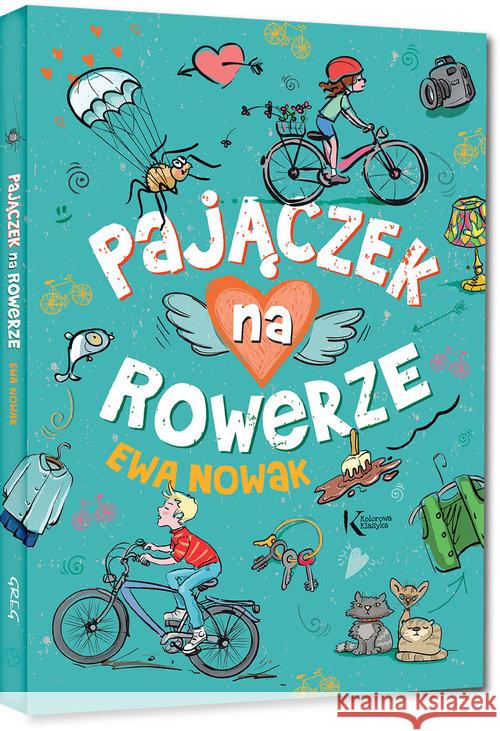 Pajączek na rowerze kolor BR GREG Nowak Ewa 9788375178258 Greg - książka