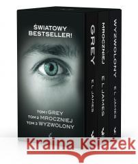 Pakiet: Grey, Mroczniej, Wyzwolony EL James, Katarzyna Petecka-Jurek, Magda Kurylak, 9788382301793 Sonia Draga - książka