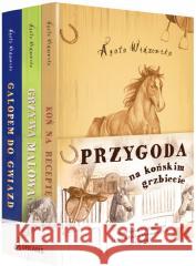 Pakiet: Przygoda na końskim grzbiecie T.1-3 Agata Widzowska 9788366297944 Dreams - książka