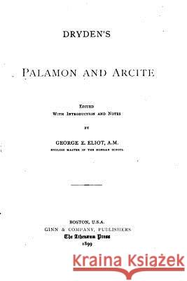 Palamon and Arcite John Dryden 9781530717996 Createspace Independent Publishing Platform - książka