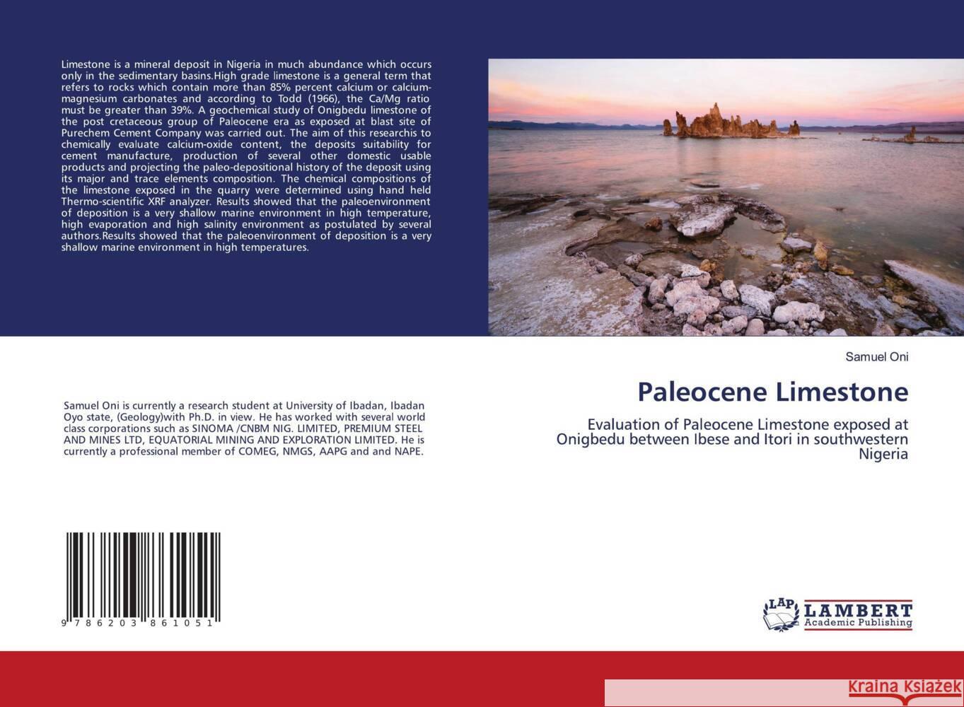 Paleocene Limestone Oni, Samuel 9786203861051 LAP Lambert Academic Publishing - książka