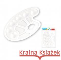 Paleta do farb owalna biała 30cm  5907604628621 Starpak - książka