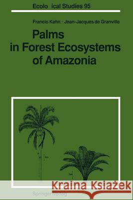 Palms in Forest Ecosystems of Amazonia Francis Kahn Jean-Jacques De Granville 9783642768545 Springer - książka