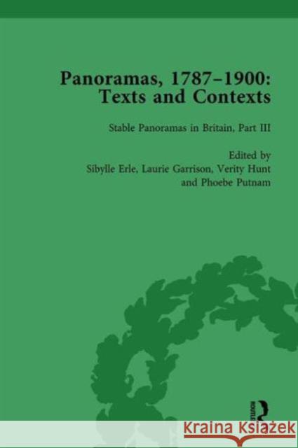 Panoramas, 1787-1900 Vol 3: Texts and Contexts Laurie Garrison Anne Anderson Sibylle Erle 9781138755864 Routledge - książka