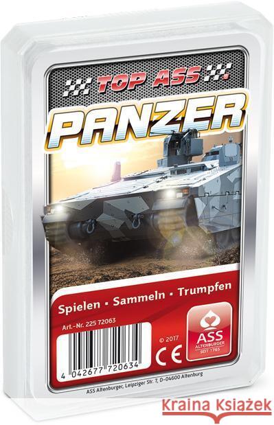 Panzer, Quartett (Kartenspiel)  4042677720634 ASS Spielkartenfabrik - książka