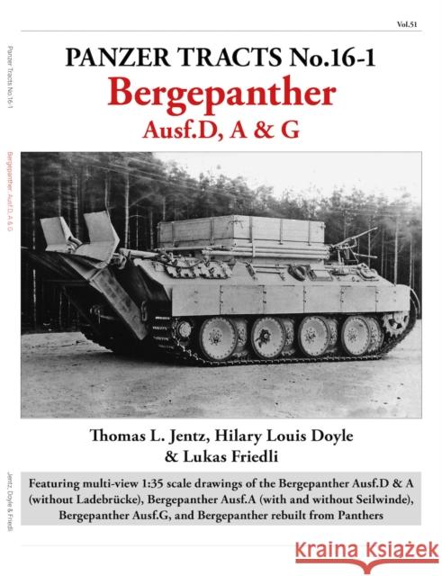 Panzer Tracts No.16-1: Bergepanther Lukas Friedli 9781915969026 Panzerwrecks Limited - książka