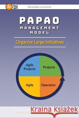 PAPAO Management Model: Organize Large Initiatives Kasper Dannefer 9788793876309 Be Lean Agile - książka