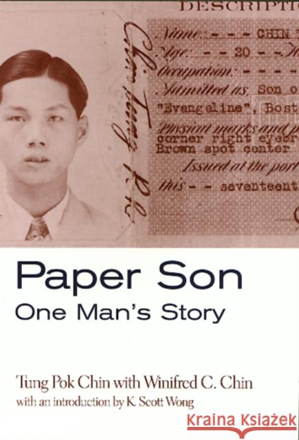 Paper Son: One Man's Story Chin, Tung 9781566398015 Temple University Press - książka