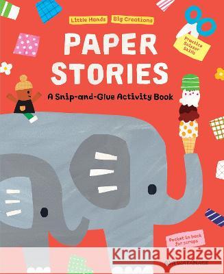 Paper Stories: A Snip and Glue Activity Book Aya Watanabe 9781662640384 Hippo Park - książka