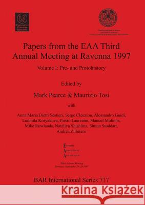 Papers from the EAA Third Annual Meeting at Ravenna 1997: Volume I: Pre- and Protohistory Pearce, Mark 9780860548942 Archaeopress - książka
