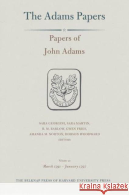 Papers of John Adams John Adams Sara Georgini Sara Martin 9780674247772 Belknap Press - książka