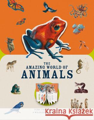 Paperscapes: The Amazing World of Animals: Turn This Book Into a Wildlife Work of Art Moira Butterfield 9781783125791 Welbeck Children's - książka