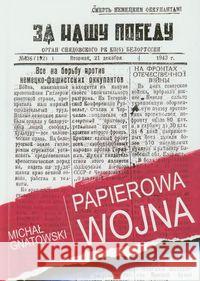 Papierowa wojna Gnatowski Michał 9788385734970 Stopka - książka