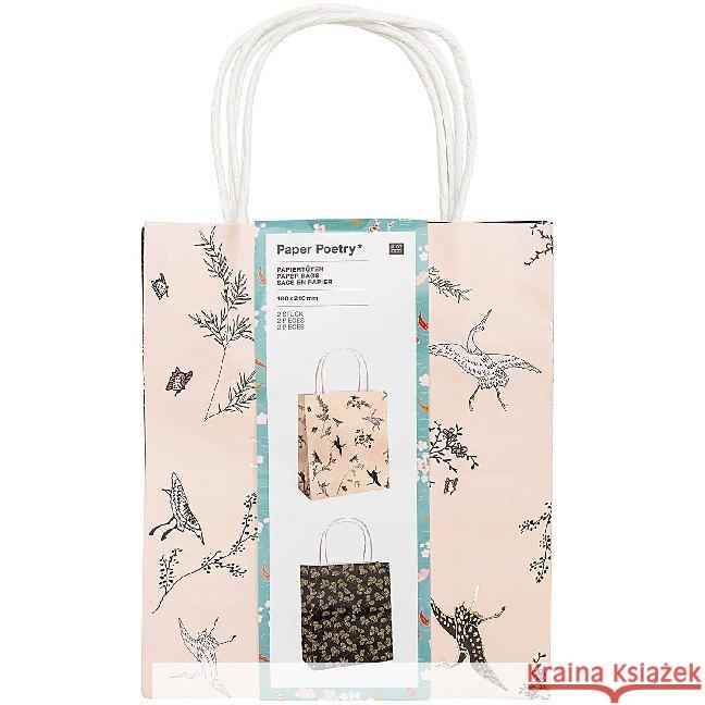Papiertüten, Jardin Japonais, Kraniche  4051271398972 RICO-Design tap - książka