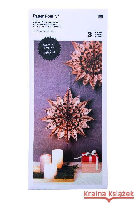 Papiertüten Sterne Set, Braun  4051271145576 RICO-Design tap - książka