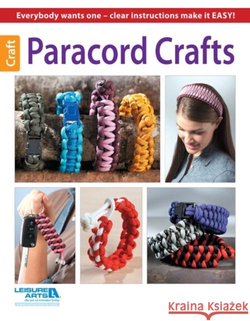 Paracord Crafts Leisure Arts 9781464711213 Leisure Arts - książka