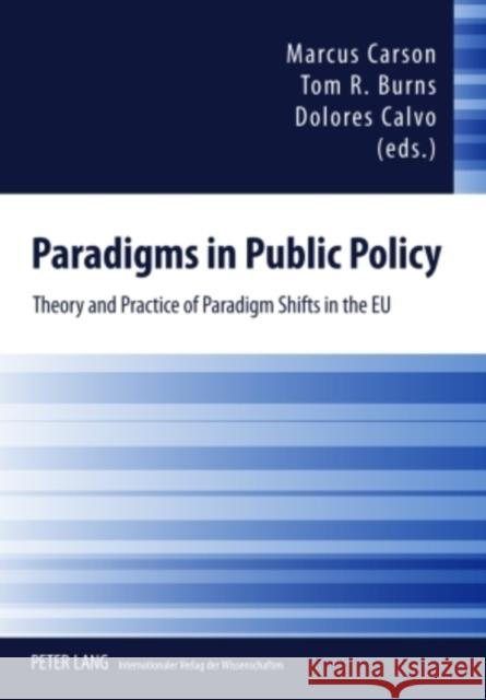 Paradigms in Public Policy: Theory and Practice of Paradigm Shifts in the Eu Carson, Marcus 9783631579053 Peter Lang GmbH - książka