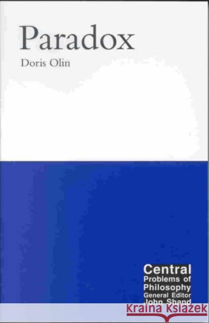 Paradox Doris Olin 9781902683829  - książka