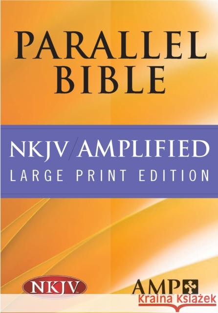 Parallel Bible-PR-Am/NKJV-Large Print N/A 9781598562958 Hendrickson Publishers - książka