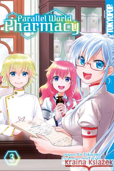 Parallel World Pharmacy 03 Takano, Sei, Takayama, Liz 9783759300942 Tokyopop - książka