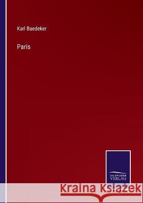 Paris Karl Baedeker   9783375118402 Salzwasser-Verlag - książka