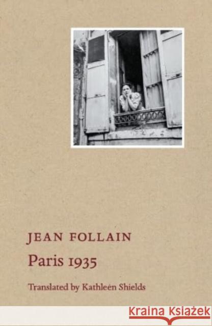 Paris 1935 Jean Follain 9781739421236 CB Editions - książka